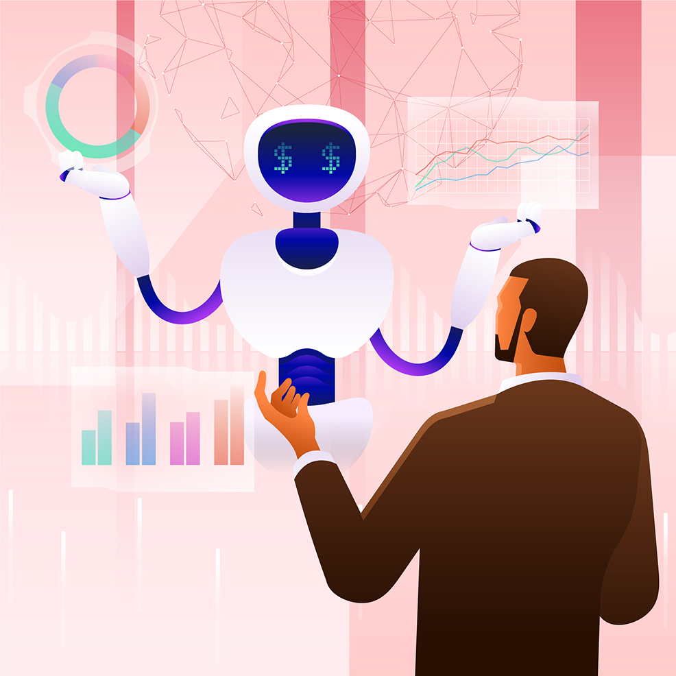 Autonomous systems and agentic AI illustration